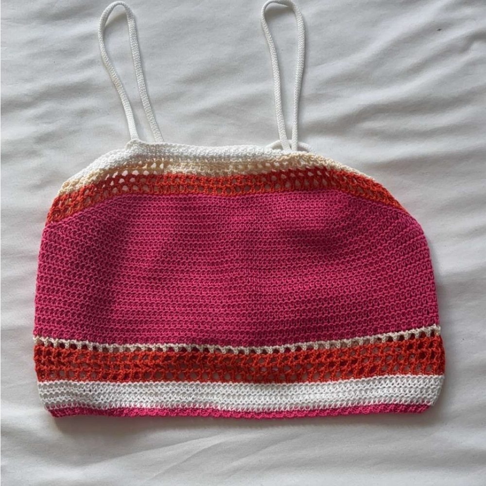 Colorful Crochet Tank Top